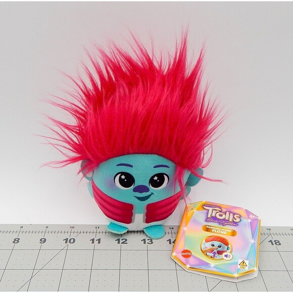 Mattel Trolls Band Together Hairmony Mixers Floyd Sound Plush Stuffed 6 In Tags - Picture 1 of 7